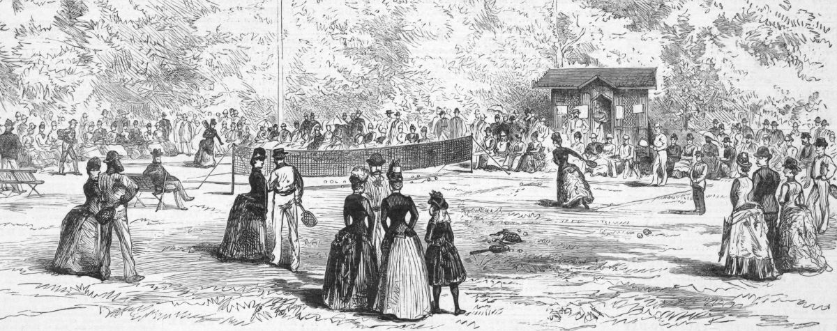 photo of the lawn tennis game